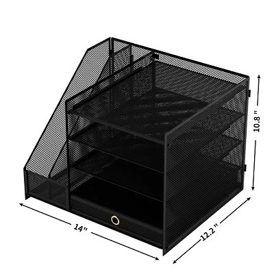 metal mesh file tray